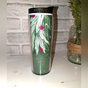Starbucks Mistletoe Coffee Tumbler 2020 16 oz with lid insulated